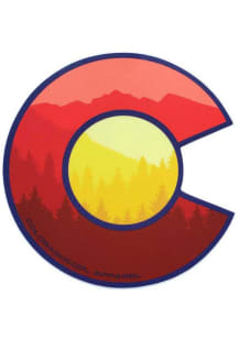 Colorado Layered Mountains - Red Stickers