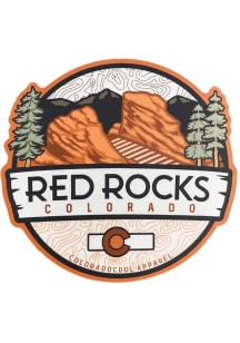 Colorado Red Rocks Topo Stickers