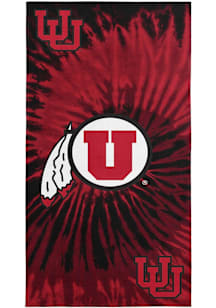 Utah Utes Psychedelic Beach Towel