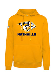 Levelwear Nashville Predators Mens Gold Podium Home Turf Long Sleeve Hoodie