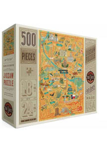 Austin Illustrated Map 500 Piece Puzzle