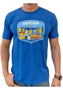 Denver Blue Mile High City Short Sleeve Fashion T Shirt