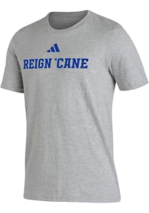 Tulsa Golden Hurricane Grey Adidas Reign 'Cane Fresh Short Sleeve T Shirt