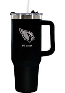 Arizona Cardinals Dad 40oz Stainless Steel Tumbler - Black