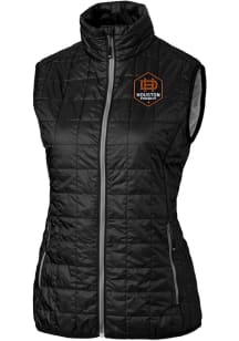 Cutter and Buck Houston Dynamo Womens Black Rainier PrimaLoft Vest