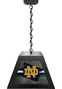Notre Dame Fighting Irish Pendant Black Billiard Lamp