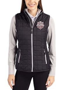 Cutter and Buck Indiana Hoosiers Womens Black 2025 CFP National Champions Rainier PrimaLoft Vest