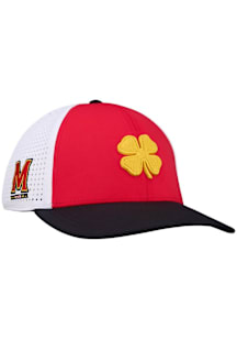Black Clover Maryland Terrapins Benchmark Adjustable Hat - Red