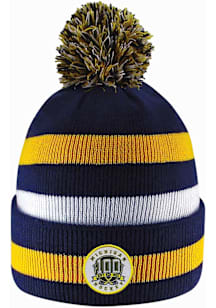 LogoFit Michigan Wolverines Yellow Primetime Mens Knit Hat