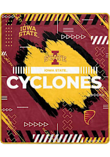 Iowa State Cyclones Game tech 60 x 72 Fleece Blanket - Cardinal