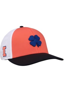 Black Clover Illinois Fighting Illini Benchmark Adjustable Hat - Orange