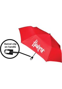 Cardinal Nebraska Cornhuskers Storm Clip Mini Umbrella