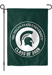 Michigan State Spartans Class of 2028 Garden Flag - Green