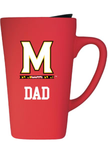 Red Maryland Terrapins 16oz Soft Touch Dad Ceramic Mug