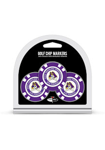 East Carolina Pirates Poker Chip 3 Pack Golf Ball Marker