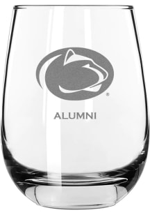 White Penn State Nittany Lions Alumni 15oz Stemless Wine Glass