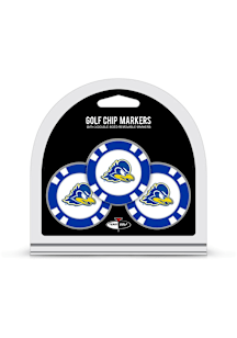 Delaware Fightin' Blue Hens Poker Chip 3 Pack Golf Ball Marker