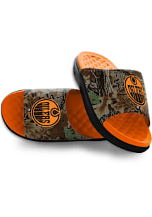 Edmonton Oilers Real Tree Advantage Camo Mens Slides