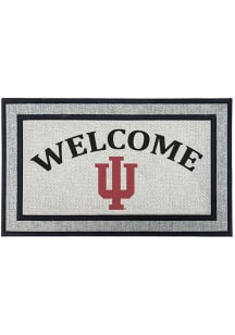 Ash Indiana Hoosiers Welcome 18x30 Door Mat