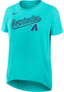 Nike Arizona Diamondbacks Womens Purple City Connect Short Sleeve T-Shirt