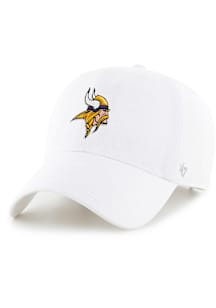 47 Minnesota Vikings Clean Up Adjustable Hat - White