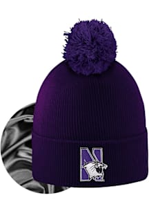 LogoFit Northwestern Wildcats Purple Monroe Womens Knit Hat