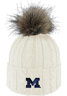 LogoFit Michigan Wolverines White Alps Womens Knit Hat