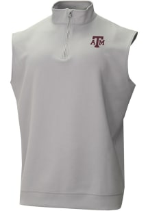 Columbia Texas A&amp;M Aggies Mens Grey Heat Seal Wickham Hills Sleeveless Jacket