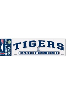 Detroit Tigers Perfect Cut 3x10 Auto Decal - Navy Blue