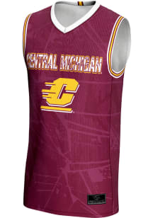 ProSphere Central Michigan Chippewas Youth Vigor Maroon Basketball Jersey