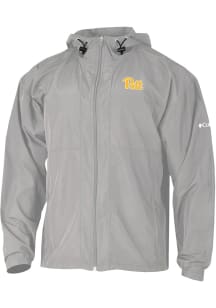 Mens Pitt Panthers Grey Columbia Prodigy Light Weight Jacket
