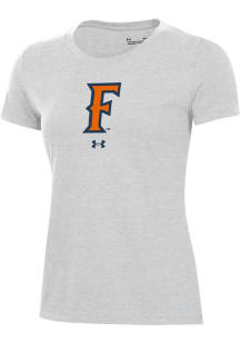 Under Armour Cal State Fullerton Titans Womens Grey Performance Short Sleeve T-Shirt