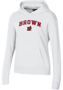Under Armour Brown Bears Womens White Rival Hooded Sweatshirt