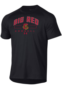 Under Armour Cornell Big Red Black Tech Short Sleeve T Shirt