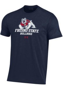 Under Armour Fresno State Bulldogs Blue Performance Short Sleeve T Shirt