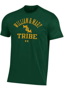 Under Armour William &amp; Mary Tribe Green Performance Short Sleeve T Shirt