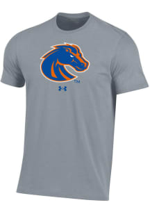 Under Armour Boise State Broncos Grey Performance Short Sleeve T Shirt
