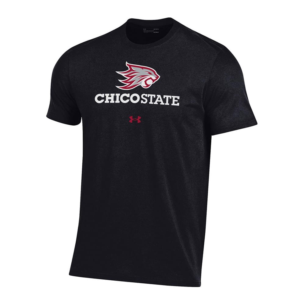 W Republic 555-163-BK2-04 Women Cal State Chico Wildcats Script T-Shirt,  Black 2 - Extra Large 