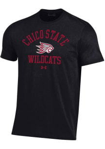 Under Armour CSU Chico Wildcats Black Performance Short Sleeve T Shirt