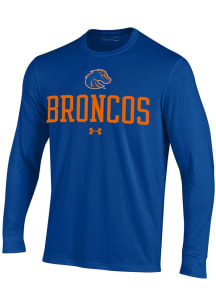 Under Armour Boise State Broncos Blue Performance Long Sleeve T Shirt