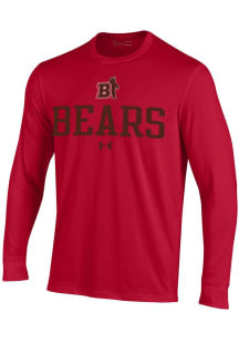 Under Armour Brown Bears Red Performance Long Sleeve T Shirt