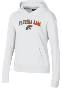 Under Armour Florida A&amp;M Rattlers Womens White Rival Hooded Sweatshirt