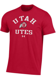 Under Armour Utah Utes Red Performance Short Sleeve T Shirt