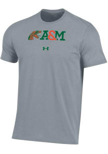 Under Armour Florida A&amp;M Rattlers Grey Performance Short Sleeve T Shirt