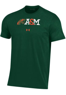 Under Armour Florida A&amp;M Rattlers Green Performance Short Sleeve T Shirt