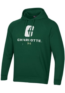 Under Armour UNCC 49ers Mens Green Rival Long Sleeve Hoodie