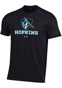 Under Armour Johns Hopkins Blue Jays Black Performance Short Sleeve T Shirt