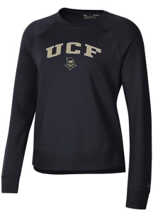 Under Armour UCF Knights Womens Black Rival Crew Sweatshirt