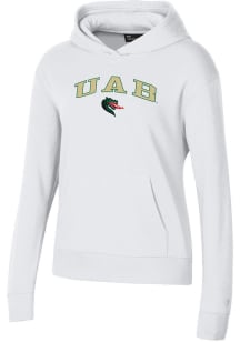 Under Armour UAB Blazers Womens White Rival Hooded Sweatshirt