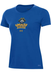 Under Armour University of Massachusetts Dartmouth Womens Blue Performance Short Sleeve T-Shirt